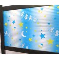 35" Window-blinds look Stars and Moons Window Film